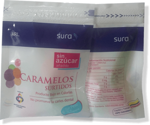Bolsa de dulces sin azúcar