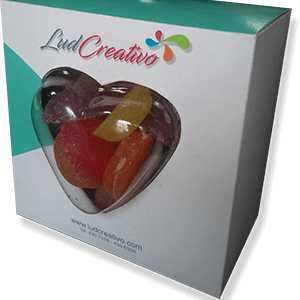 CAJA BURBUJA CORAZÓN