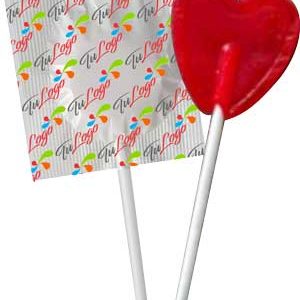 Chupeta con forma de corazón